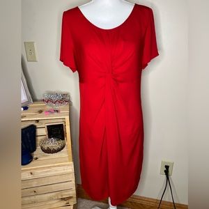 Moschino Cheap & Chic 100% Silk Twisted Front Dress